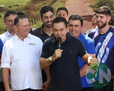 Lançamento das obras da Estrada do Leite