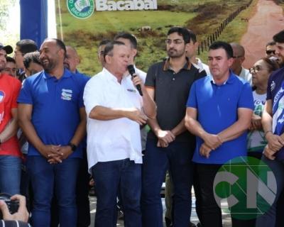 Lançamento das obras da Estrada do Leite