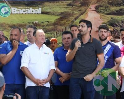 Lançamento das obras da Estrada do Leite