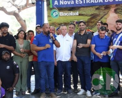 Lançamento das obras da Estrada do Leite