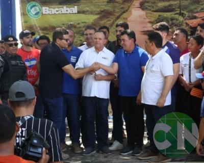 Lançamento das obras da Estrada do Leite