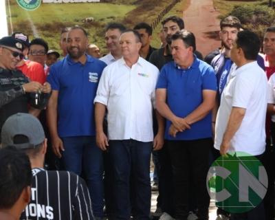 Lançamento das obras da Estrada do Leite