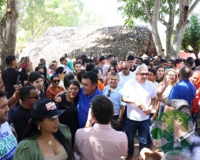 Lançamento das obras da Estrada do Leite