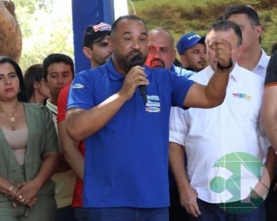 Lançamento das obras da Estrada do Leite