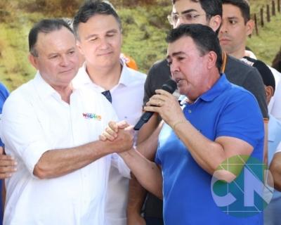 Lançamento das obras da Estrada do Leite