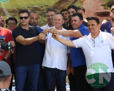 Lançamento das obras da Estrada do Leite