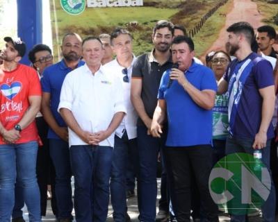 Lançamento das obras da Estrada do Leite