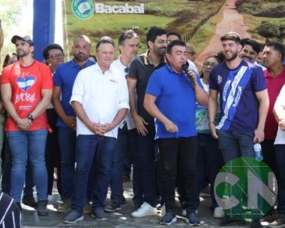 Lançamento das obras da Estrada do Leite