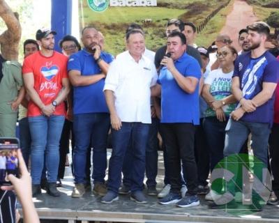 Lançamento das obras da Estrada do Leite