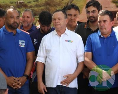 Lançamento das obras da Estrada do Leite