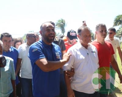 Lançamento das obras da Estrada do Leite