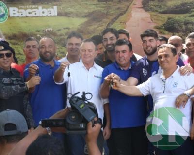 Lançamento das obras da Estrada do Leite