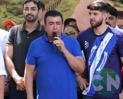 Lançamento das obras da Estrada do Leite
