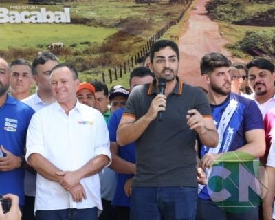 Lançamento das obras da Estrada do Leite