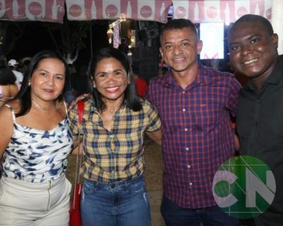 Arraial da secretária de saúde 