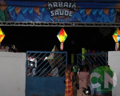 Arraial da secretária de saúde 