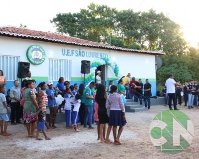 Inauguração de mais duas escolas no município de Bacabal 