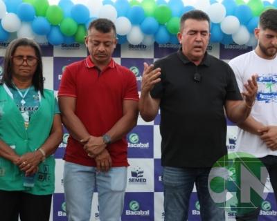 Inauguração de mais duas escolas no município de Bacabal 