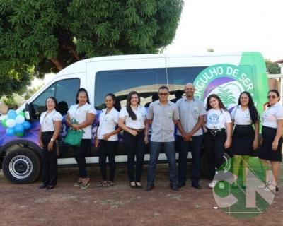Entrega do novo transporte para a APAE doado pela prefeitura de Bacabal 