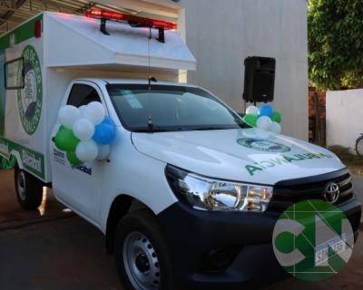 Entrega de novos veículos no povoado Bela Vista