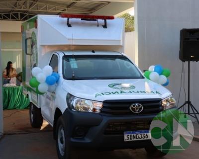 Entrega de novos veículos no povoado Bela Vista