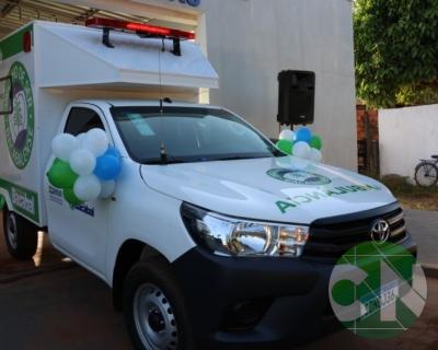 Entrega de novos veículos no povoado Bela Vista