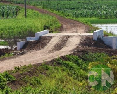 Inauguração da ponte no povoado Morada Nova 