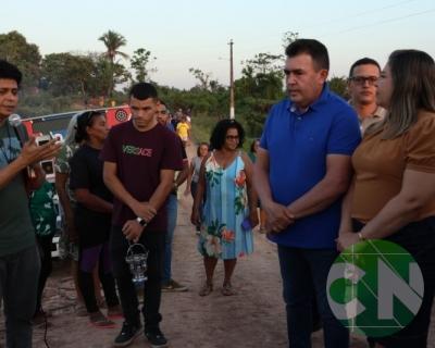Inauguração da ponte no povoado Morada Nova 