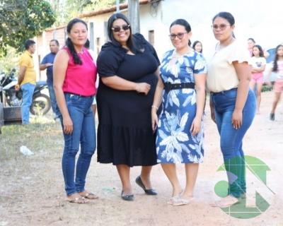 Inauguração da ponte no povoado Morada Nova 