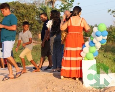 Inauguração da ponte no povoado Morada Nova 
