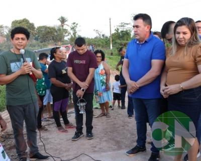 Inauguração da ponte no povoado Morada Nova 