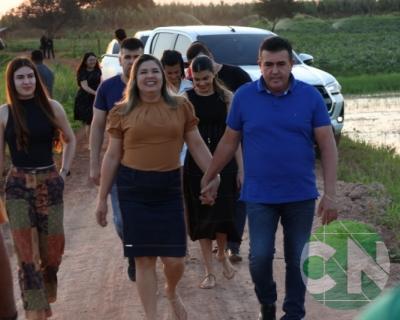 Inauguração da ponte no povoado Morada Nova 