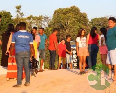 Inauguração da ponte no povoado Morada Nova 