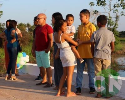 Inauguração da ponte no povoado Morada Nova 