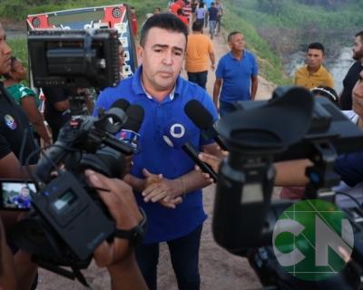 Inauguração da ponte no povoado Morada Nova 