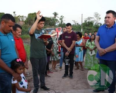 Inauguração da ponte no povoado Morada Nova 