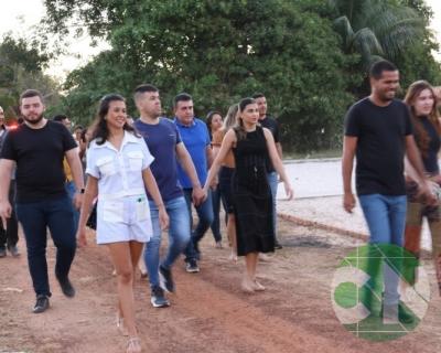 Inauguração da ponte no povoado Morada Nova 