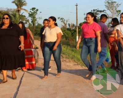 Inauguração da ponte no povoado Morada Nova 