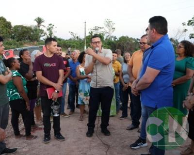 Inauguração da ponte no povoado Morada Nova 