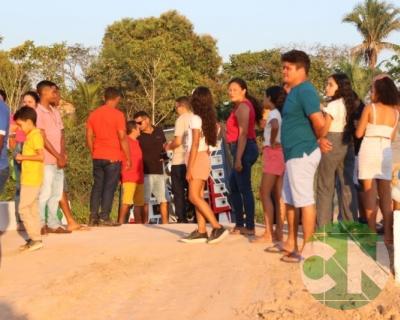 Inauguração da ponte no povoado Morada Nova 