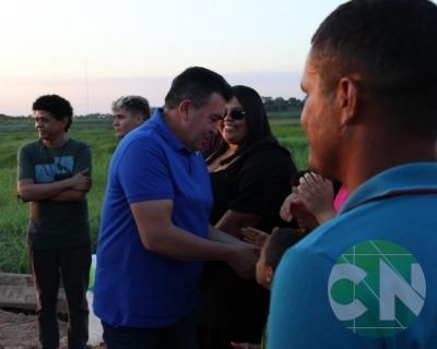 Inauguração da ponte no povoado Morada Nova 