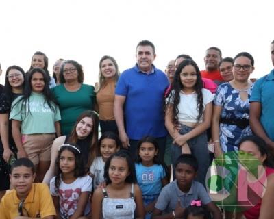 Inauguração da ponte no povoado Morada Nova 