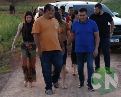 Inauguração da ponte no povoado Morada Nova 