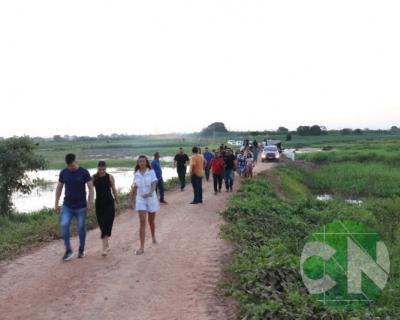 Inauguração da ponte no povoado Morada Nova 