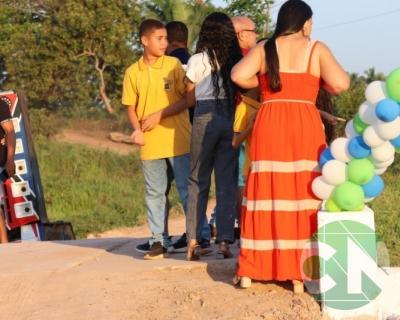 Inauguração da ponte no povoado Morada Nova 