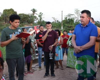 Inauguração da ponte no povoado Morada Nova 