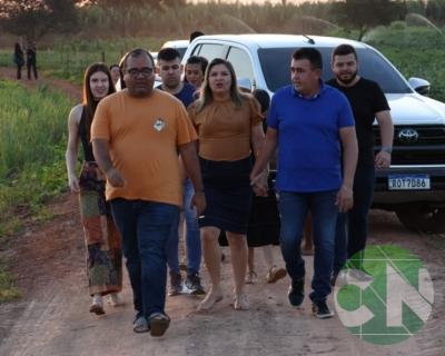 Inauguração da ponte no povoado Morada Nova 