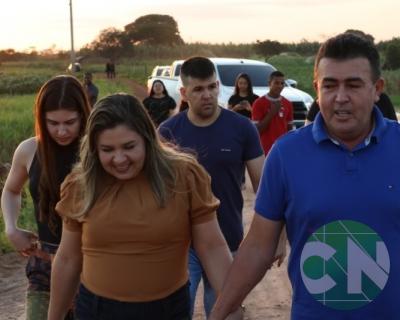 Inauguração da ponte no povoado Morada Nova 
