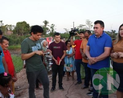 Inauguração da ponte no povoado Morada Nova 