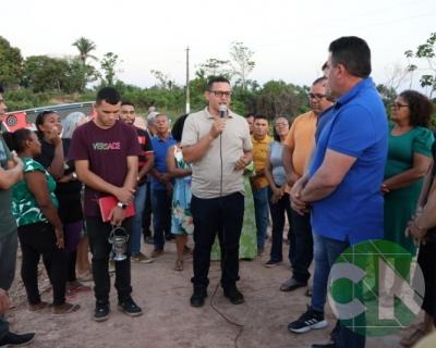 Inauguração da ponte no povoado Morada Nova 